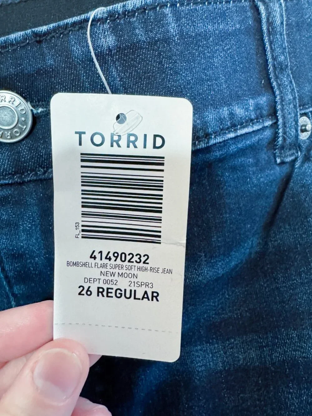 Torrid Bombshell Flare High-Rise Jean size 26
